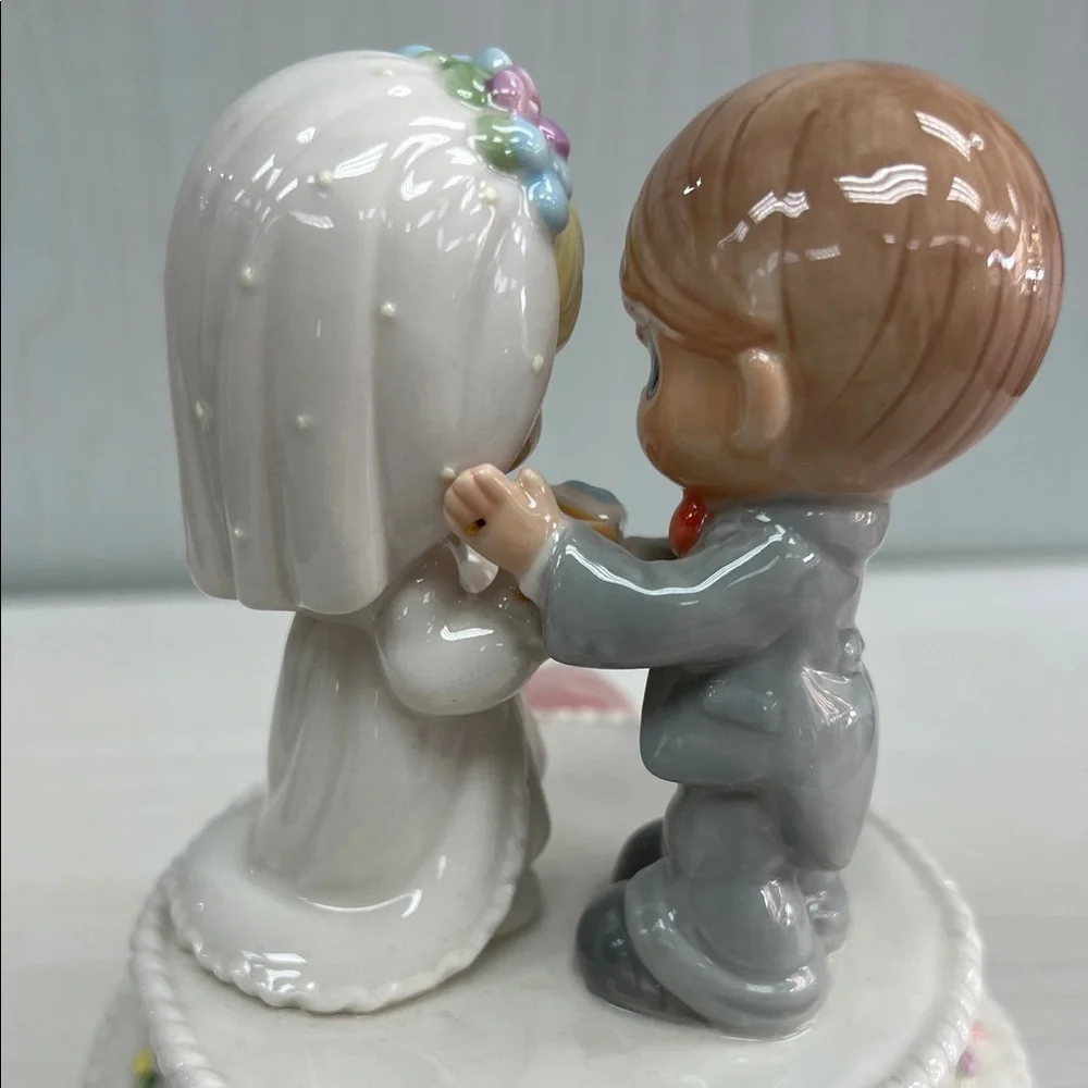 Precious Moments Bride and Groom Cake Topper